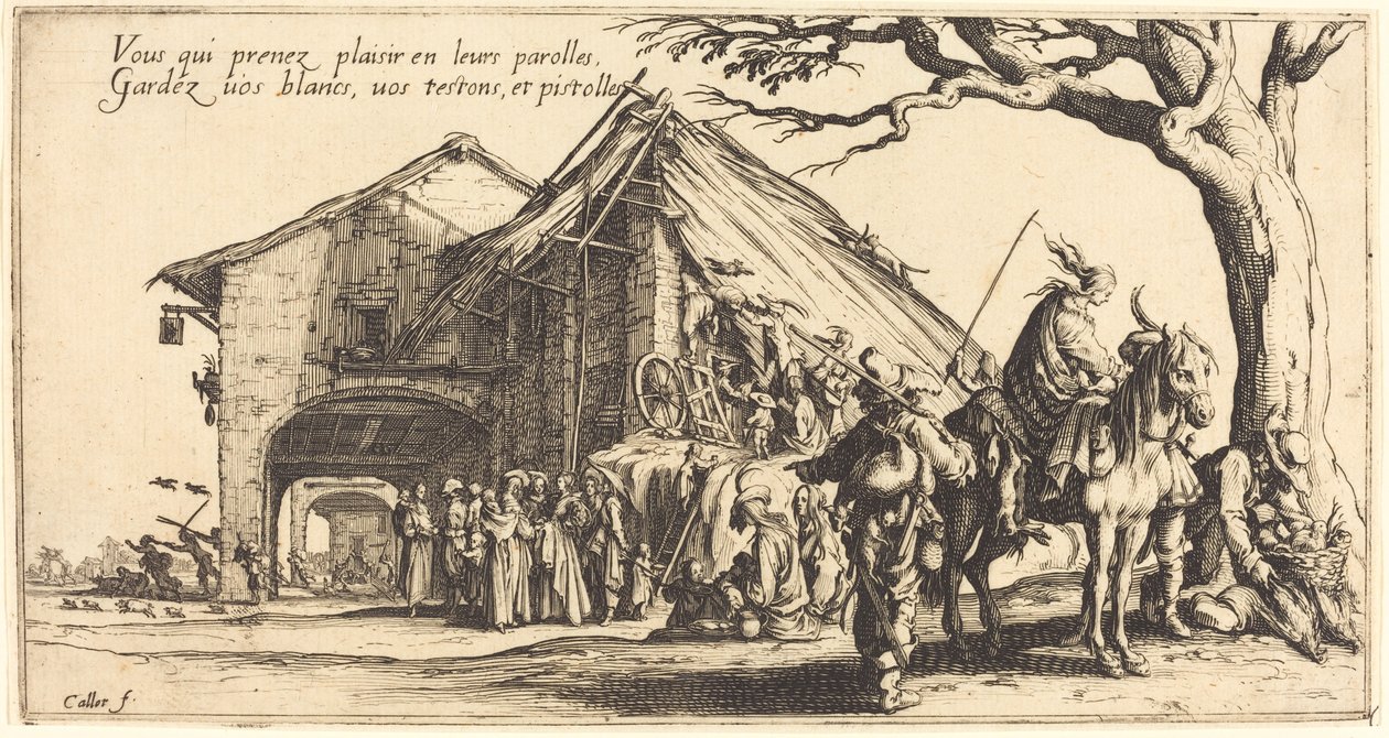 Miejsce zatrzymania autorstwa Jacques Callot