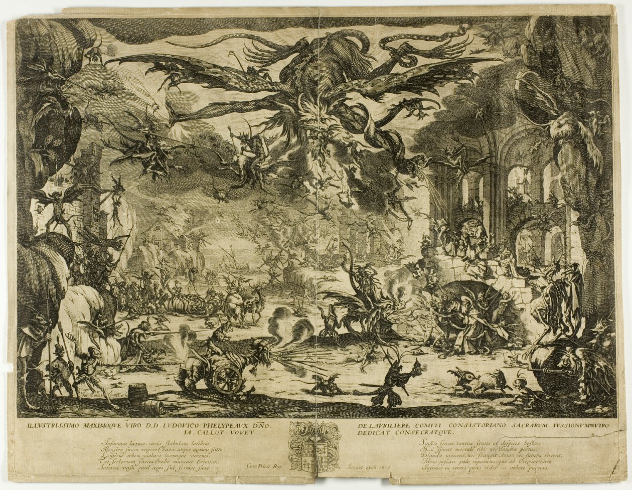 Kuszenie św. Antoniego autorstwa Jacques Callot