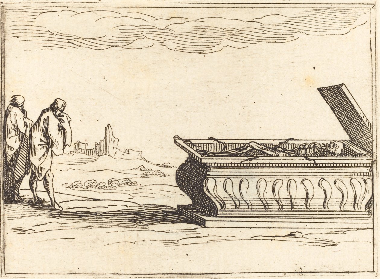 Grób autorstwa Jacques Callot