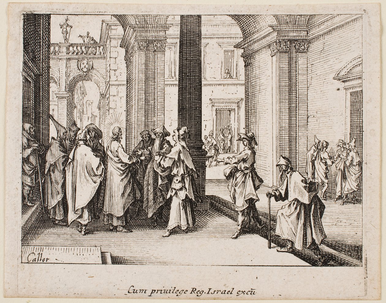„The Tribute Money” z serii „The New Testament” autorstwa Jacques Callot