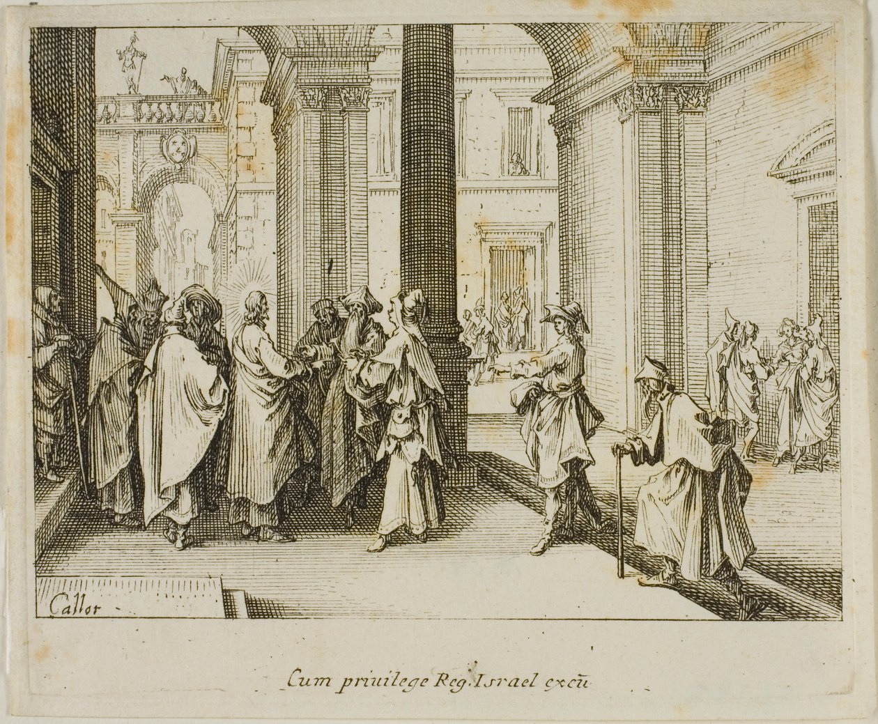 Hołd dla Cezara, z Nowego Testamentu autorstwa Jacques Callot