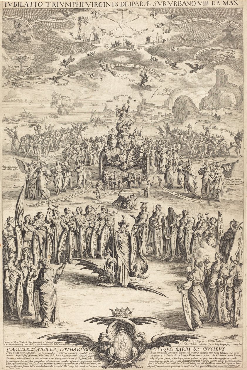 Triumf Dziewicy autorstwa Jacques Callot