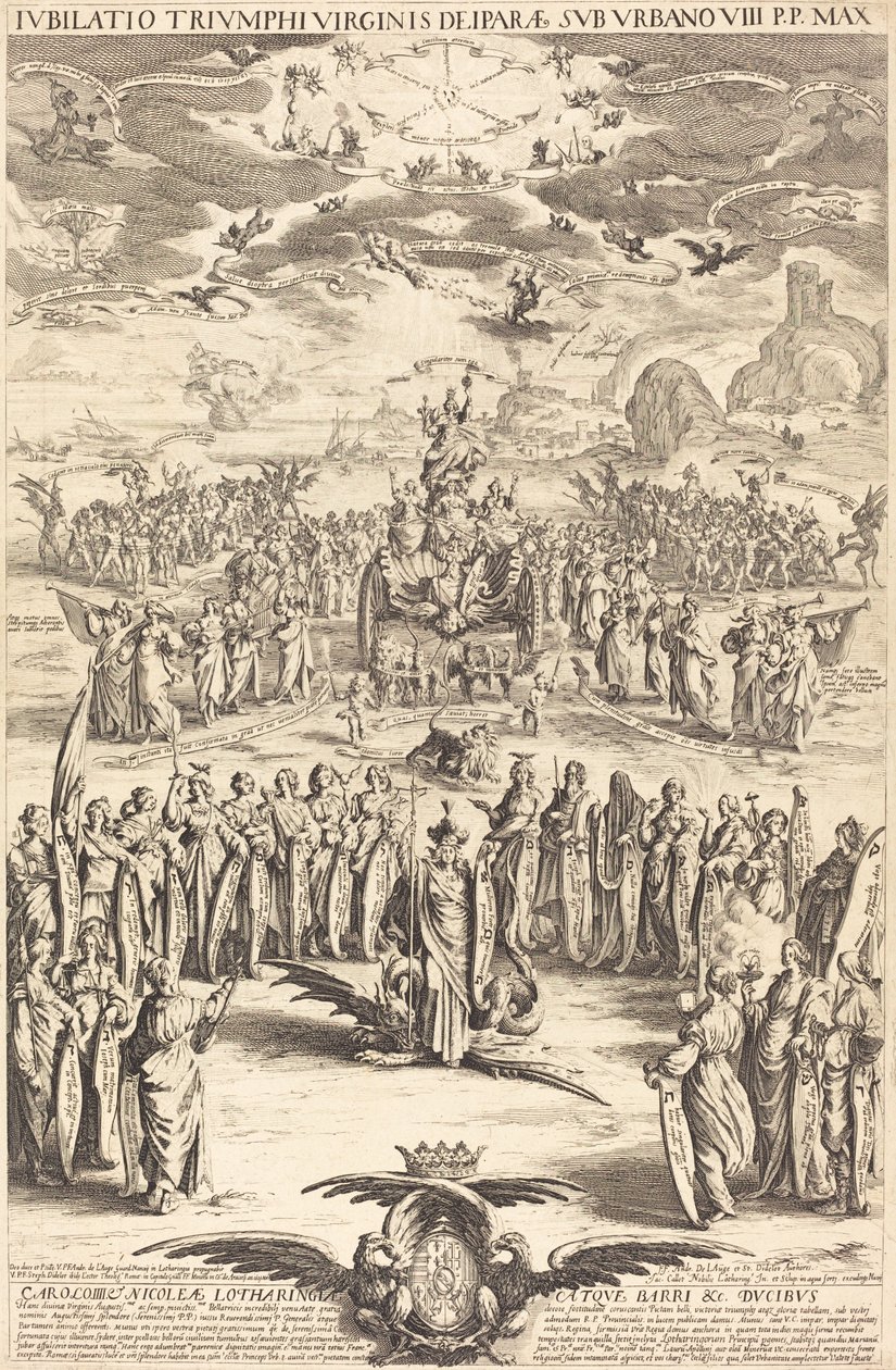Triumf Dziewicy autorstwa Jacques Callot