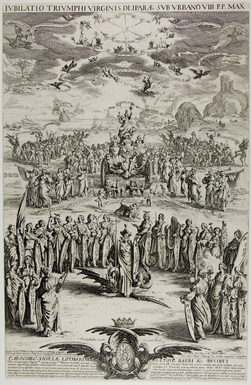 Triumf Dziewicy autorstwa Jacques Callot