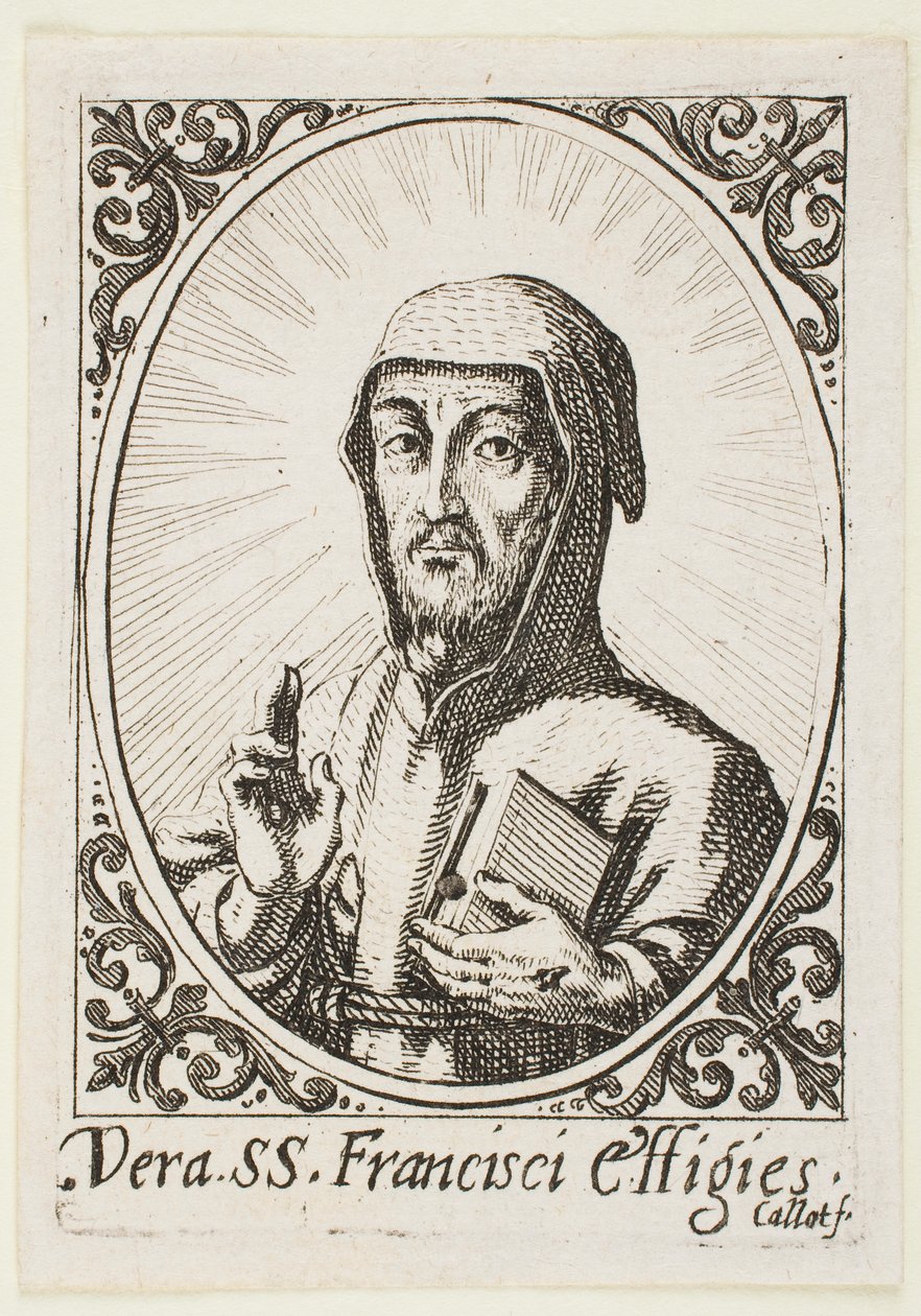 Prawdziwe oblicze św. Franciszka autorstwa Jacques Callot