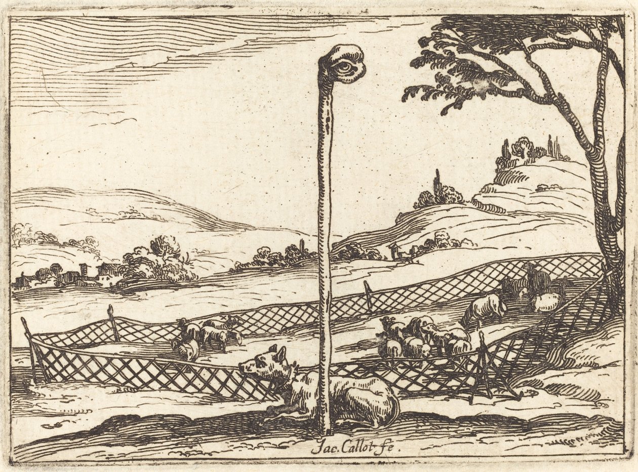 Czujne oko autorstwa Jacques Callot
