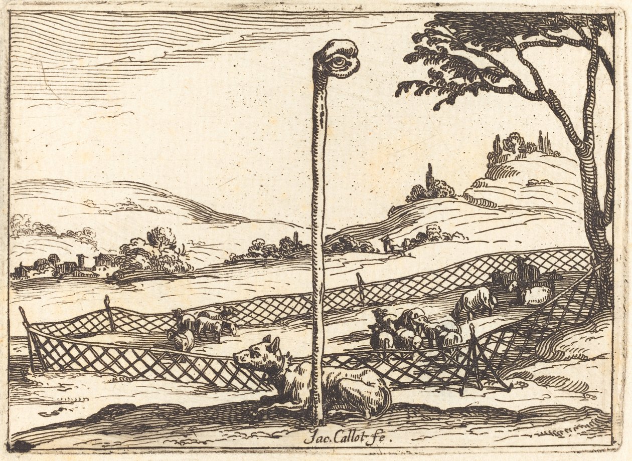 Czujne oko autorstwa Jacques Callot