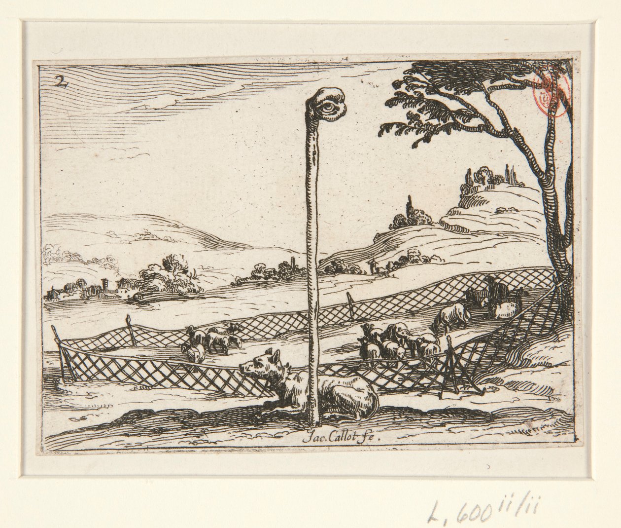 Czujne oko - nie. 2 z serii autorstwa Jacques Callot