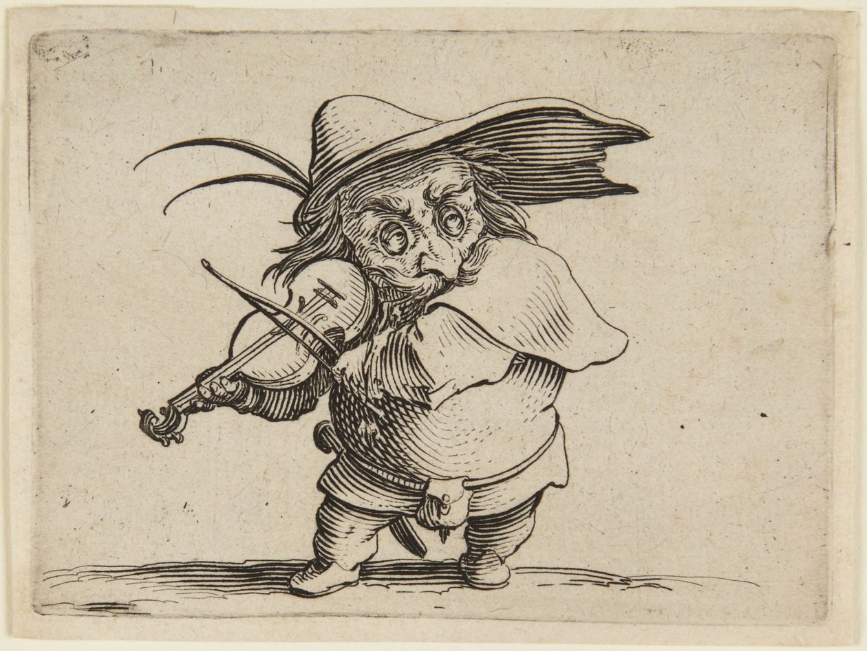 Skrzypek autorstwa Jacques Callot