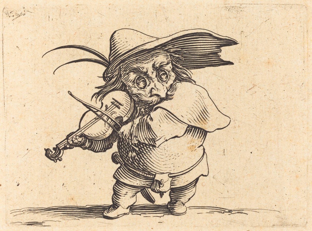 Skrzypek autorstwa Jacques Callot