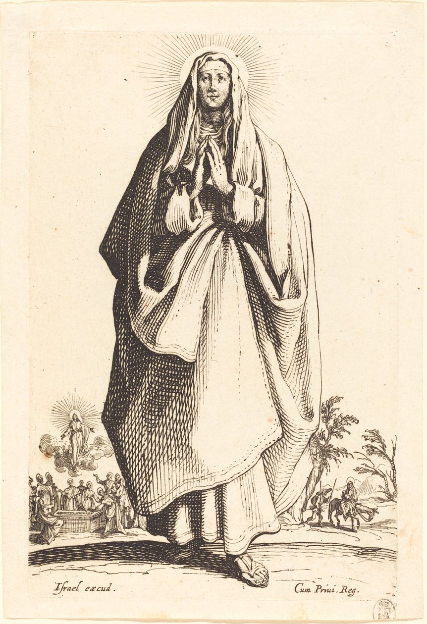 Dziewica autorstwa Jacques Callot