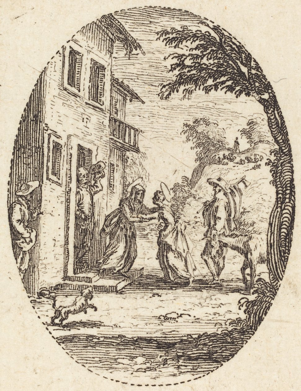 Nawiedzenie Matki Boskiej autorstwa Jacques Callot