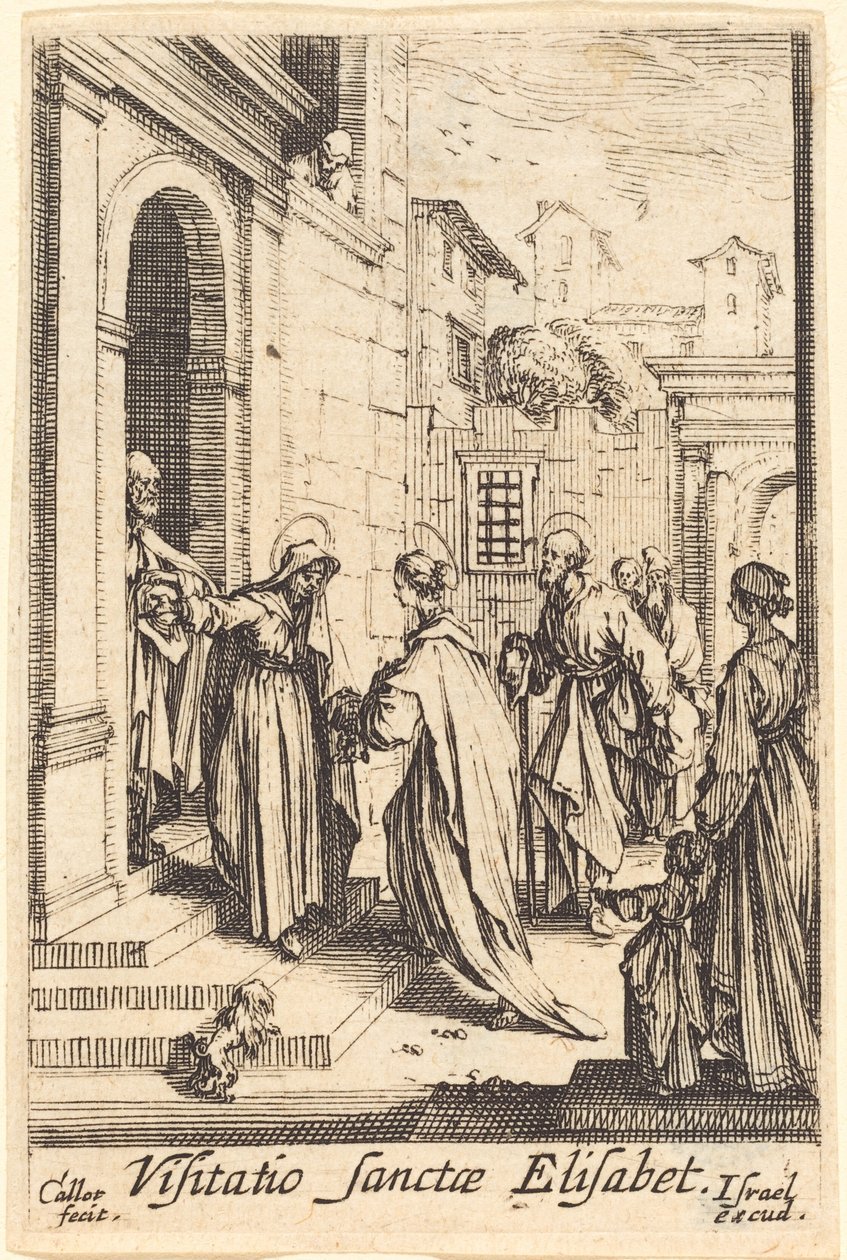 Nawiedzenie Matki Boskiej autorstwa Jacques Callot