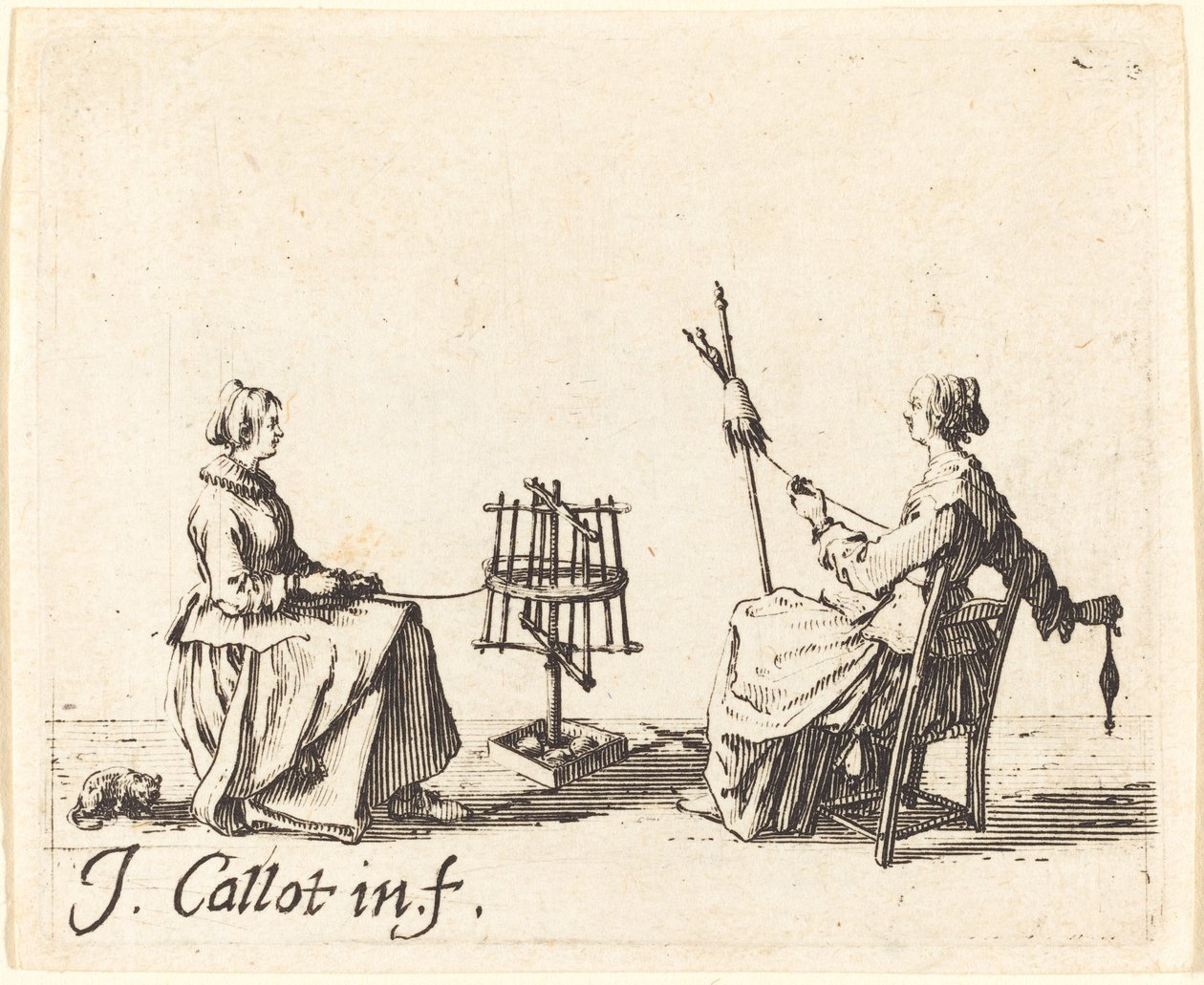 Winder i Spinner autorstwa Jacques Callot