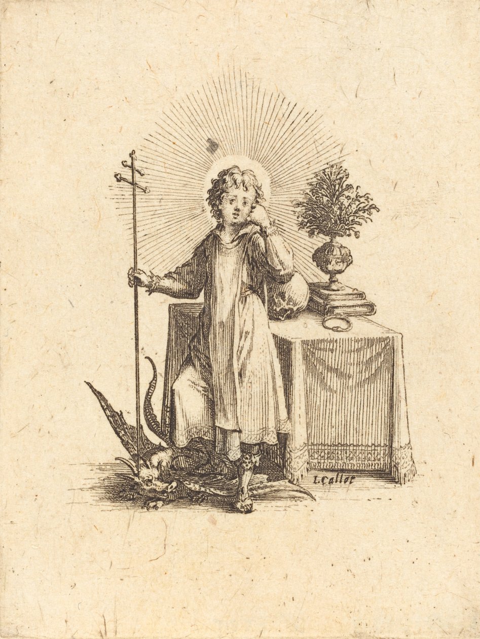 Młody Jezus. autorstwa Jacques Callot