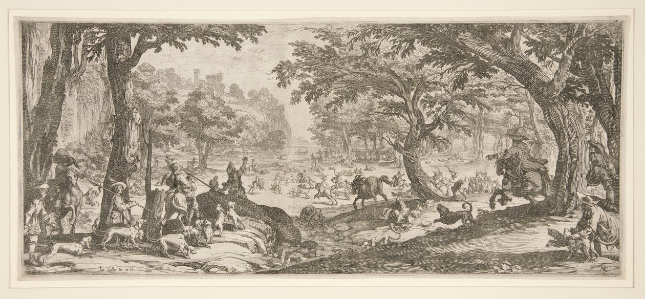 Wielkie polowanie autorstwa Jacques Callot