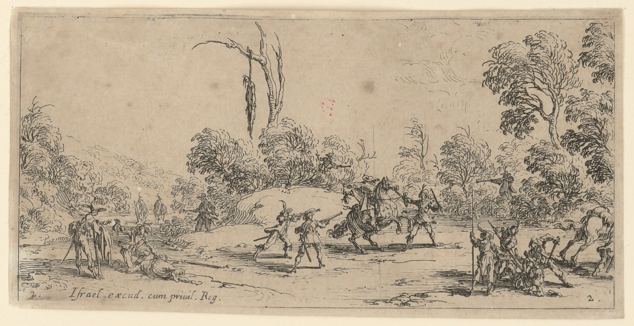 Napad autorstwa Jacques Callot