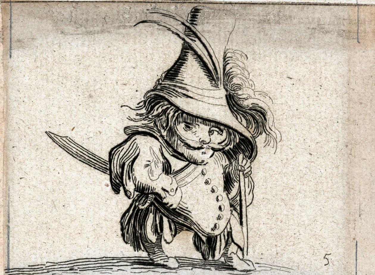 Varie Figure Gobbi ... (grawerunek) autorstwa Jacques Callot