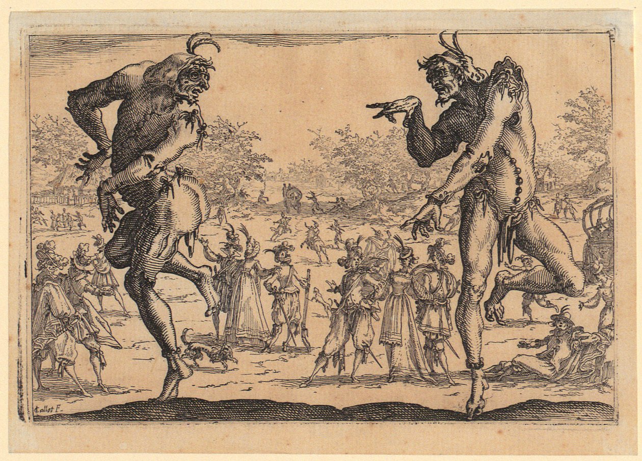 Dwie pary spodni autorstwa Jacques Callot