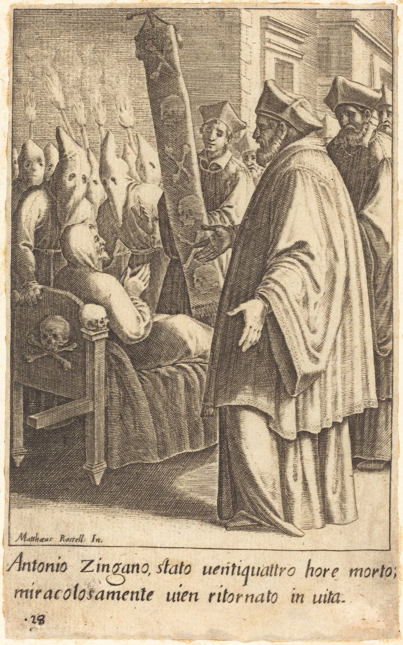 Antonio Zingano autorstwa Jacques Callot after Matteo Rosselli