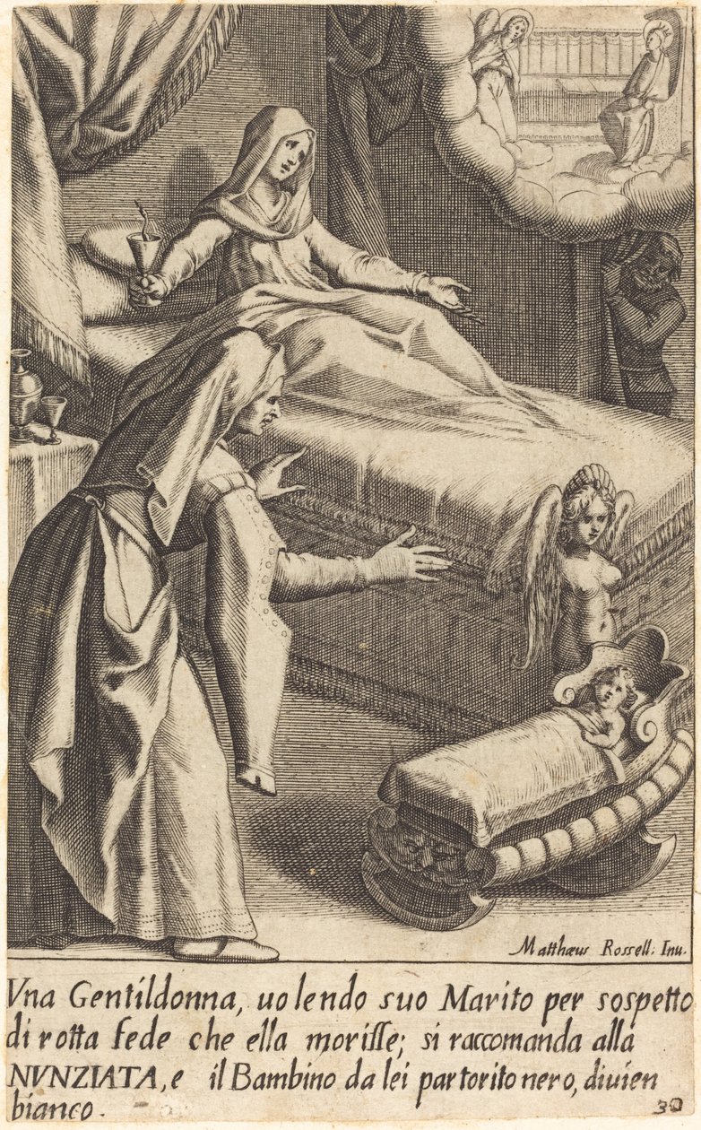 Dziecko autorstwa Jacques Callot after Matteo Rosselli