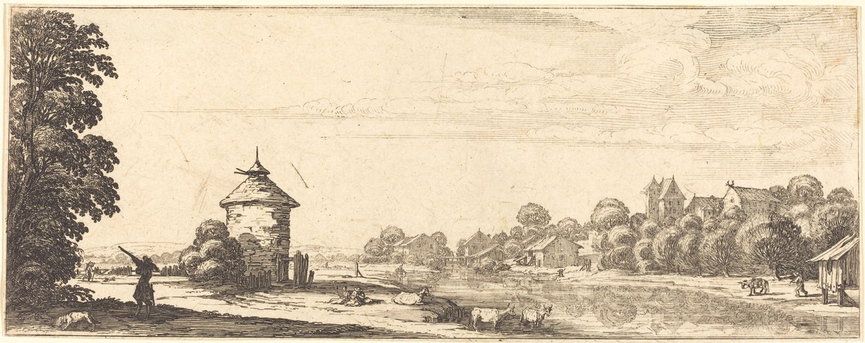 Gołębnik autorstwa Jacques Callot or Follower of Jacques Callot