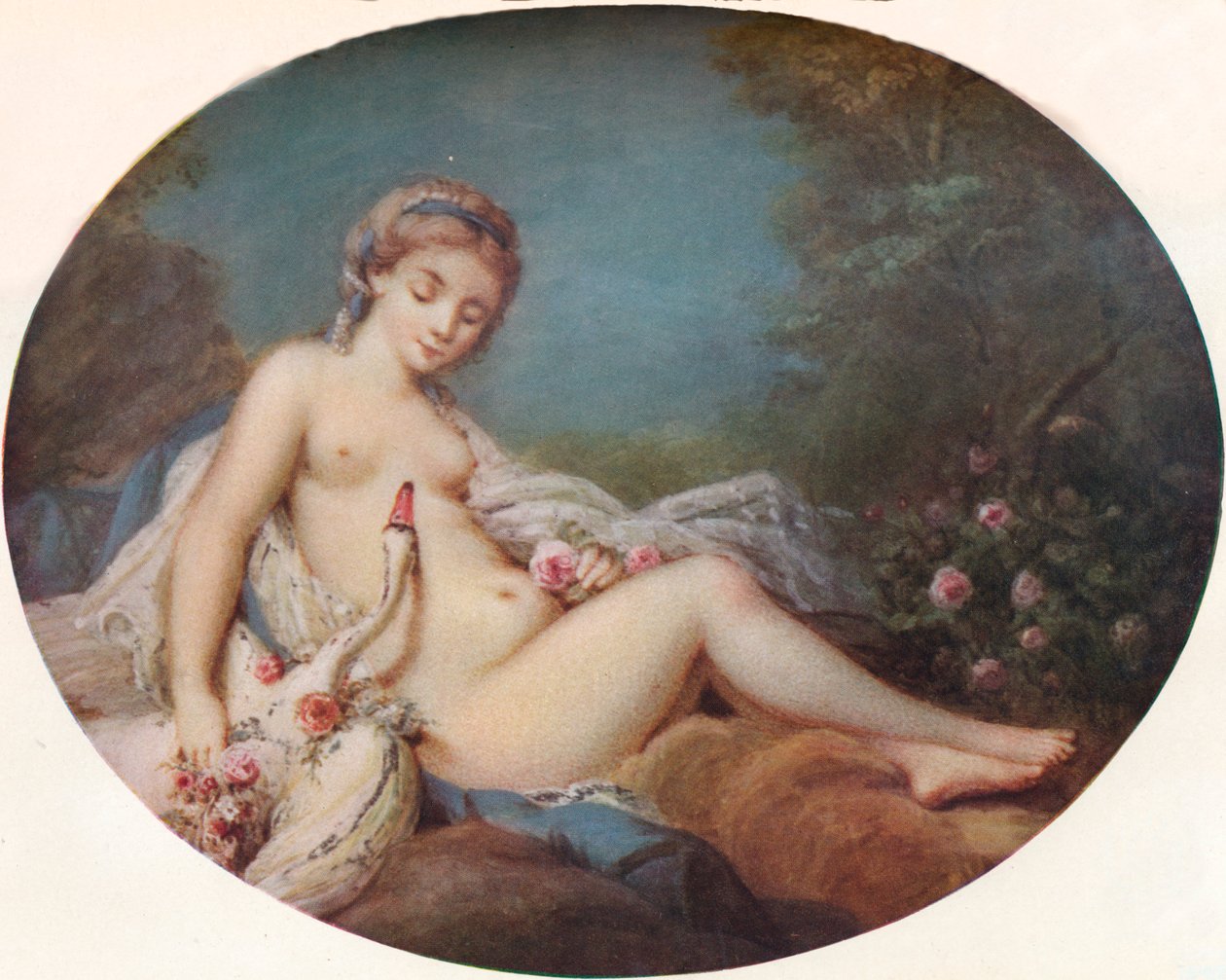 Leda, XVIII wiek, 1917 autorstwa Jacques Charlier