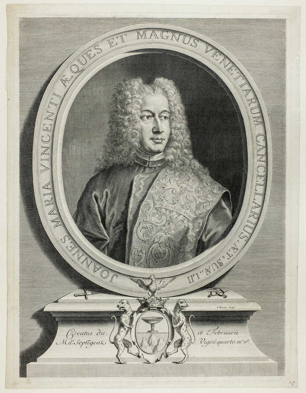 Joannes Maria Vincenti autorstwa Jacques Chéreau