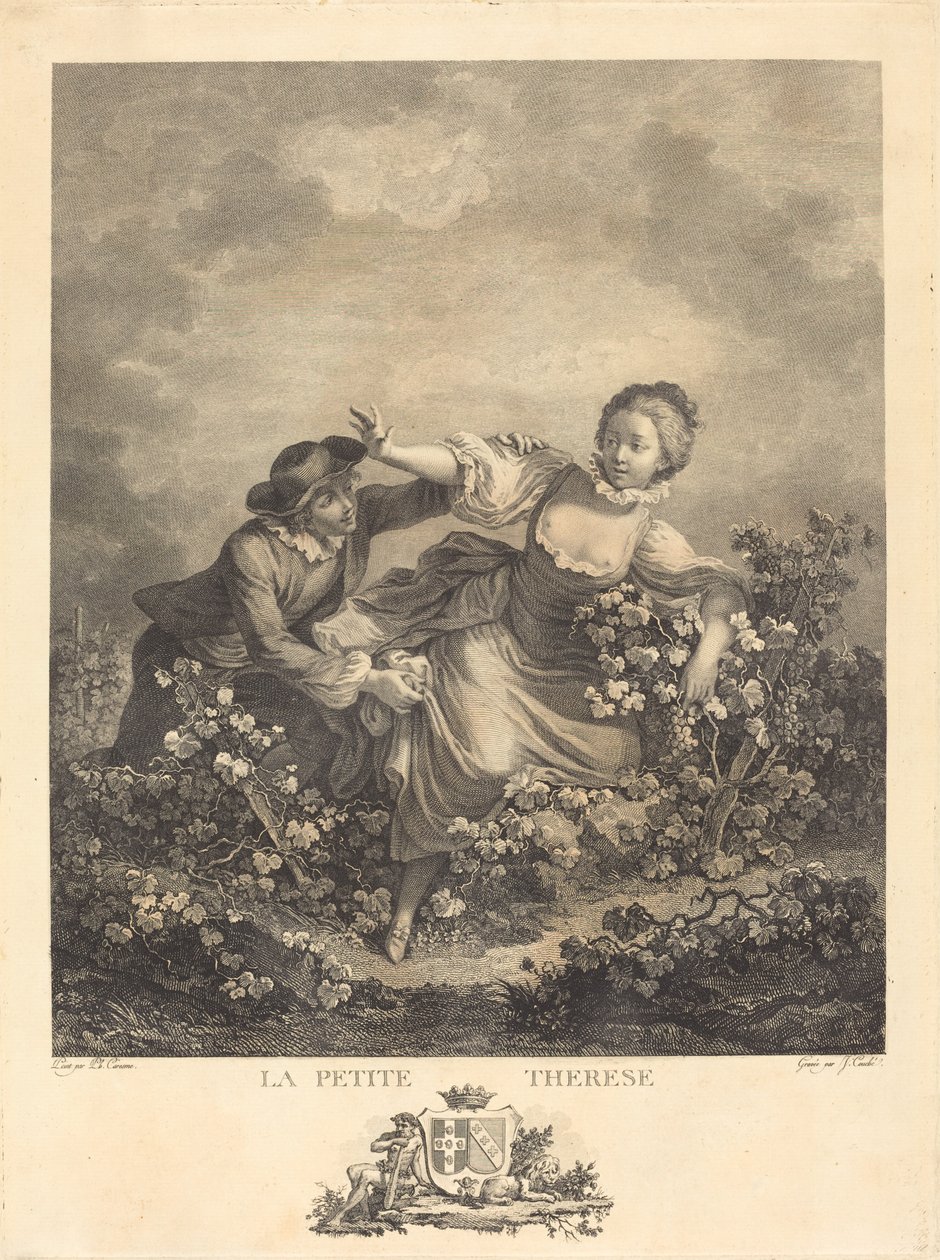 La Petite Therese autorstwa Jacques Couché after Jacques Philippe Caresme