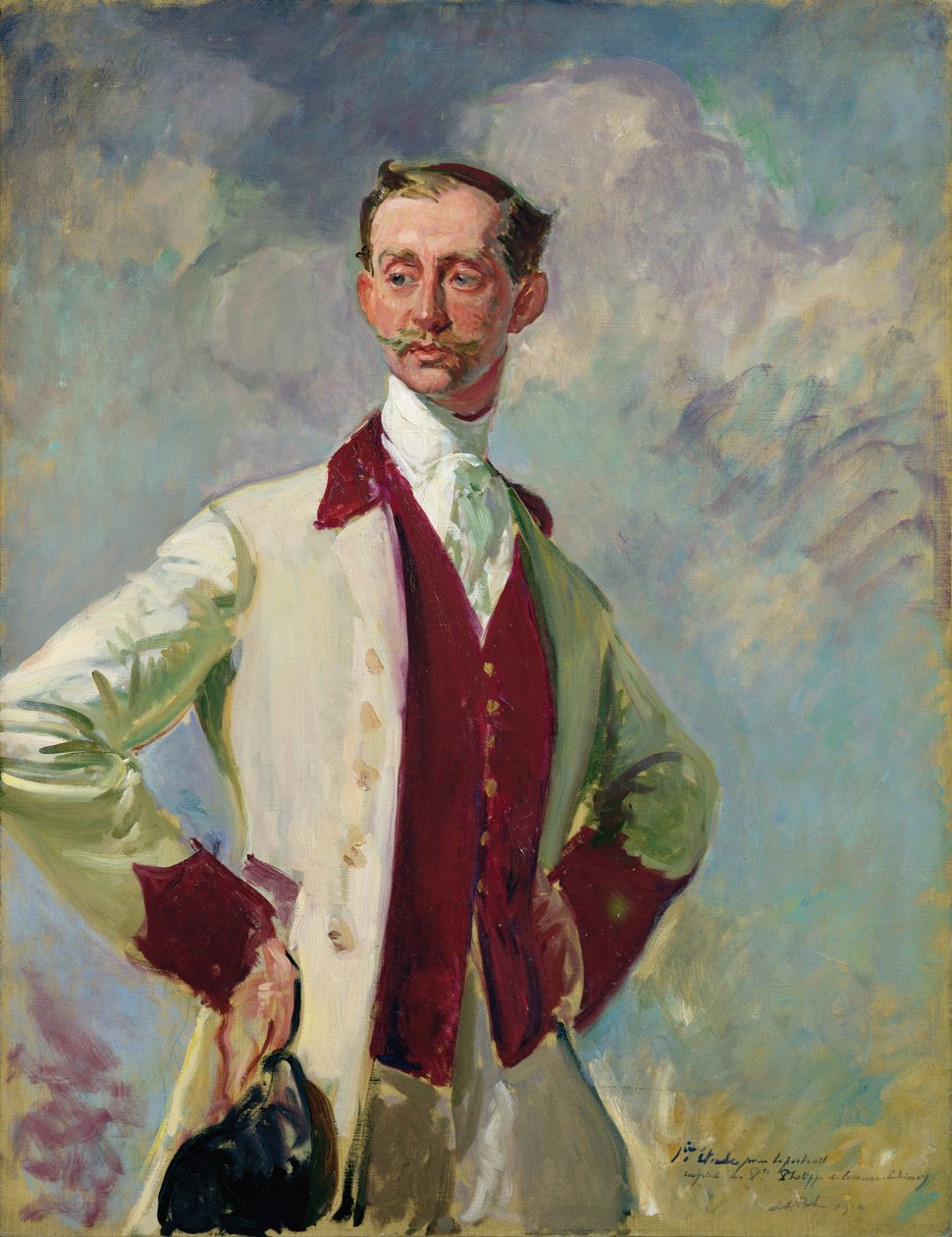 Joseph-Philippe-Francois de Riquet, książę Caraman-Chimay autorstwa Jacques Emile Blanche