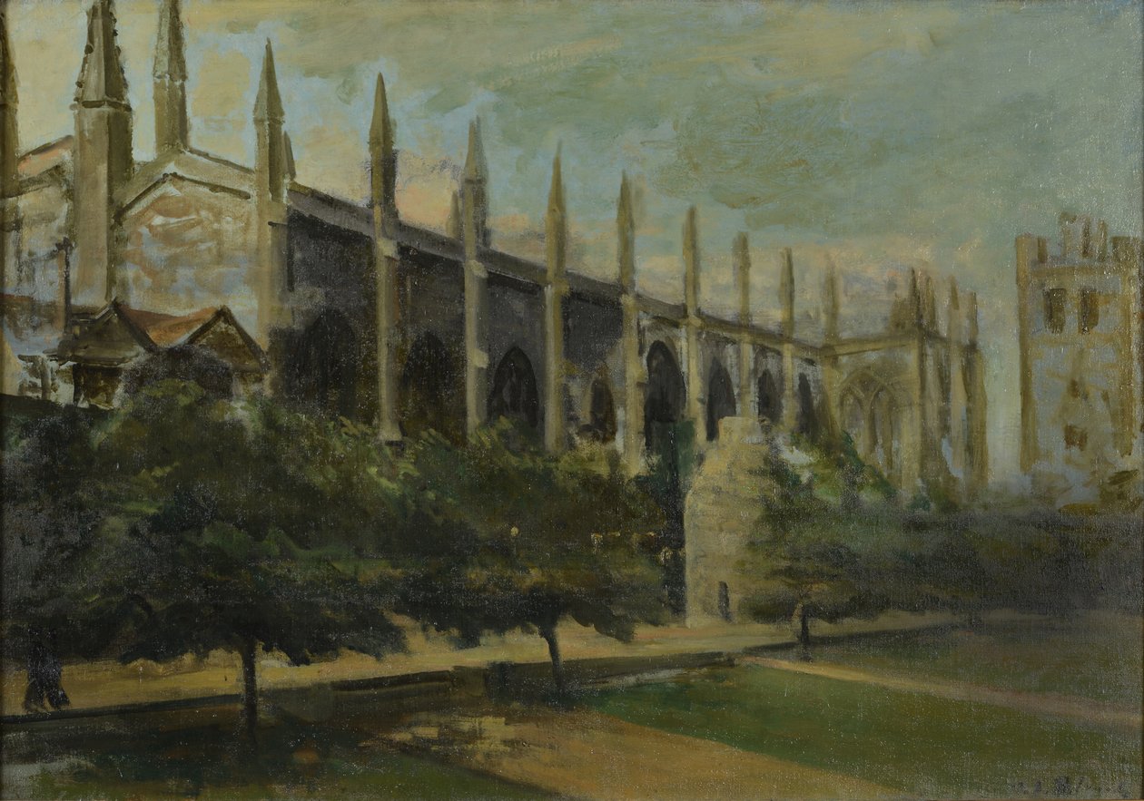 New College w Oksfordzie autorstwa Jacques Emile Blanche