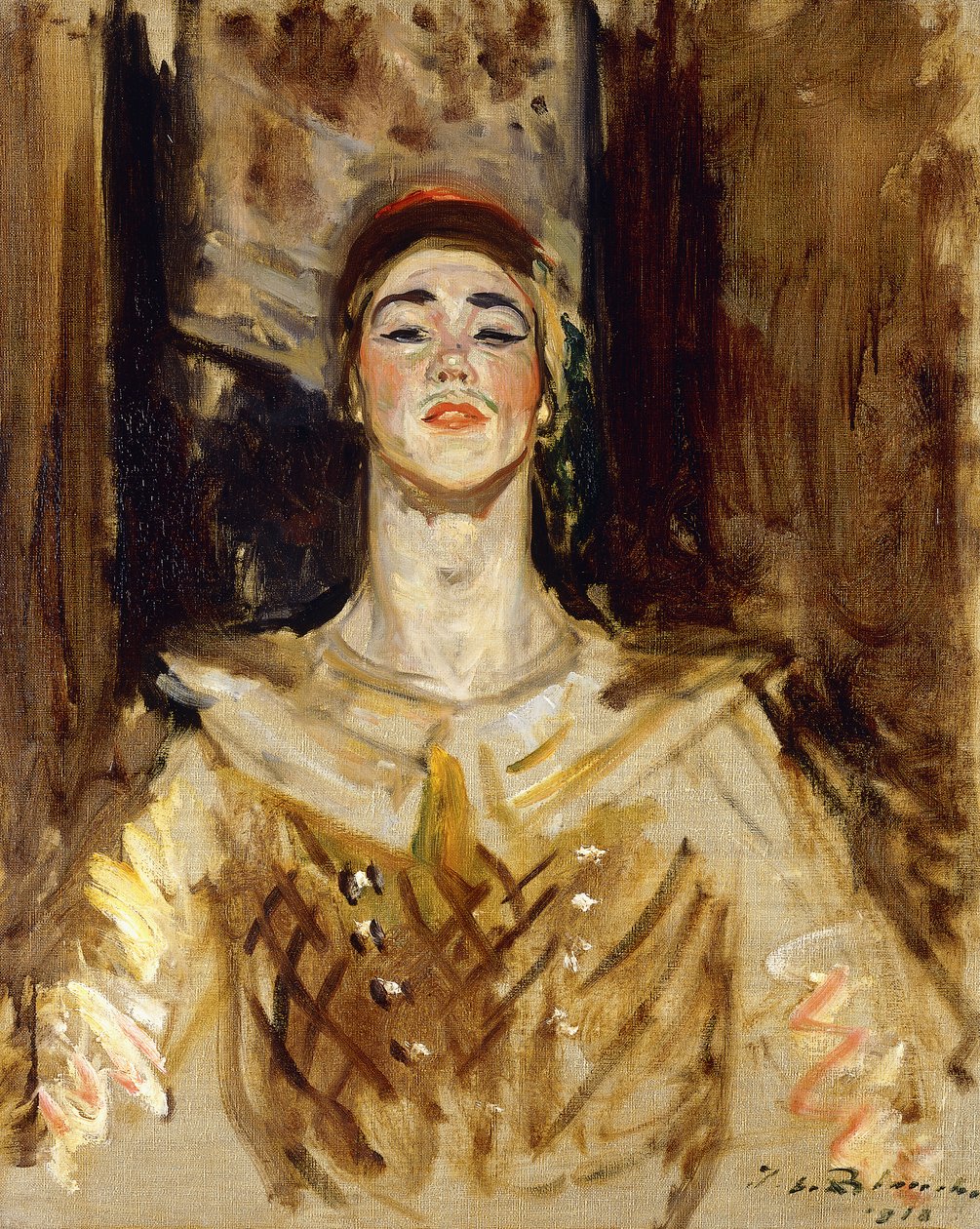 Niżyński w Les Orientales, 1912 autorstwa Jacques Emile Blanche