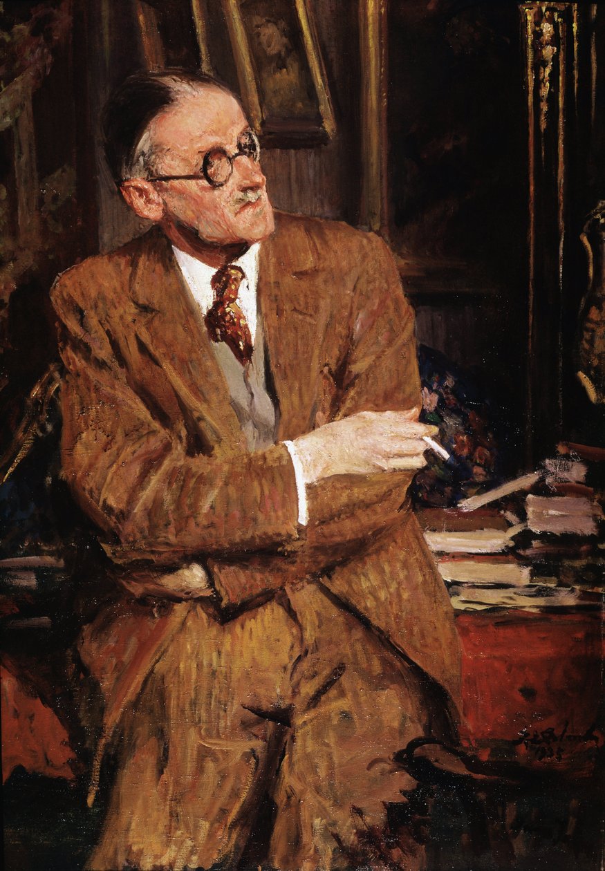 Portret Jamesa Joycea autorstwa Jacques Emile Blanche