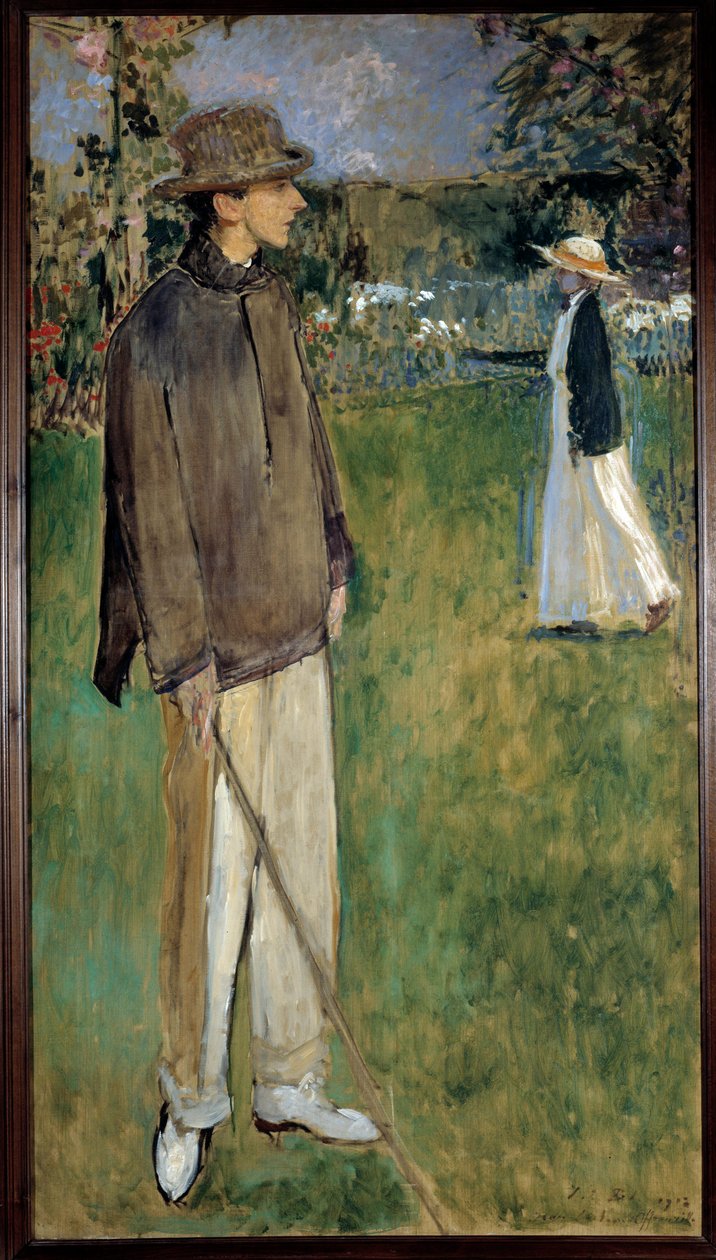 Portret Jeana Cocteau (francuskiego poety i pisarza) autorstwa Jacques Emile Blanche