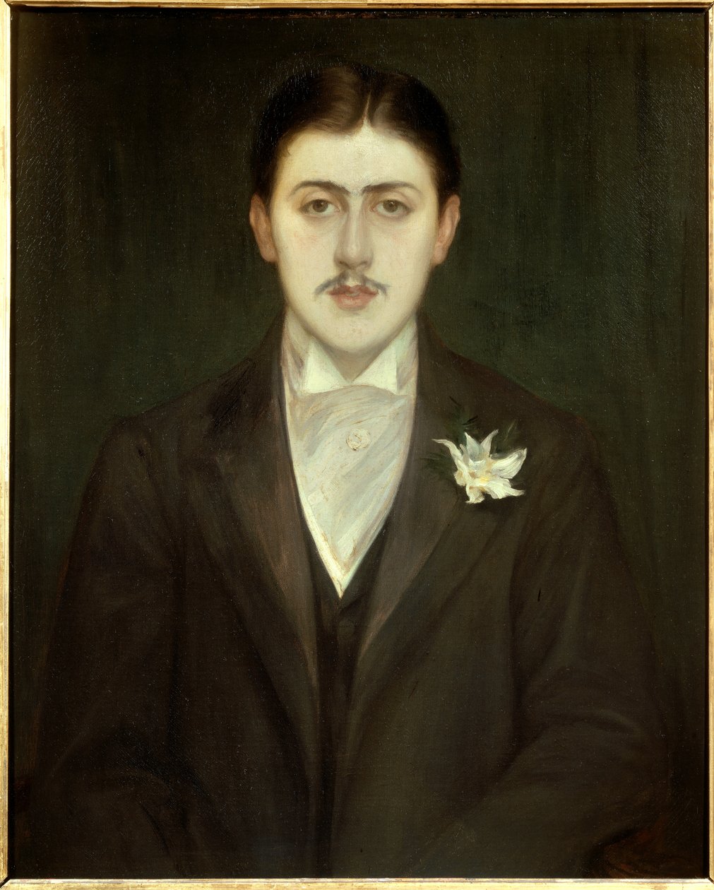 Portret Marcela Prousta (1871-1922), francuskiego pisarza. Obraz Jacques Emile (Jacques-Emile) Blanche (1861-1942). autorstwa Jacques Emile Blanche