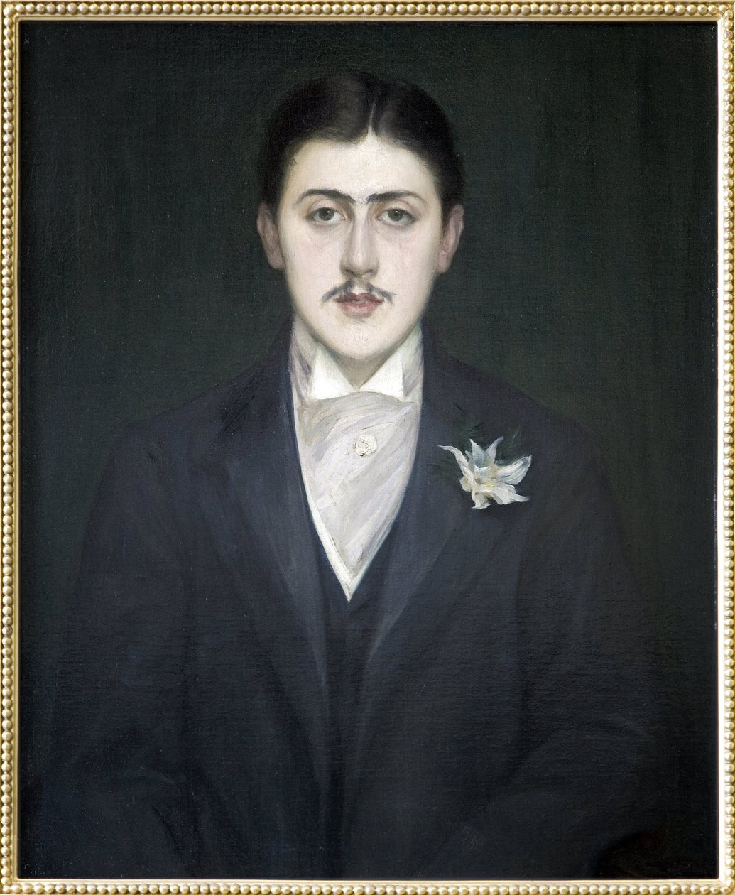 Portret Marcela Prousta (olej na płótnie) autorstwa Jacques Emile Blanche