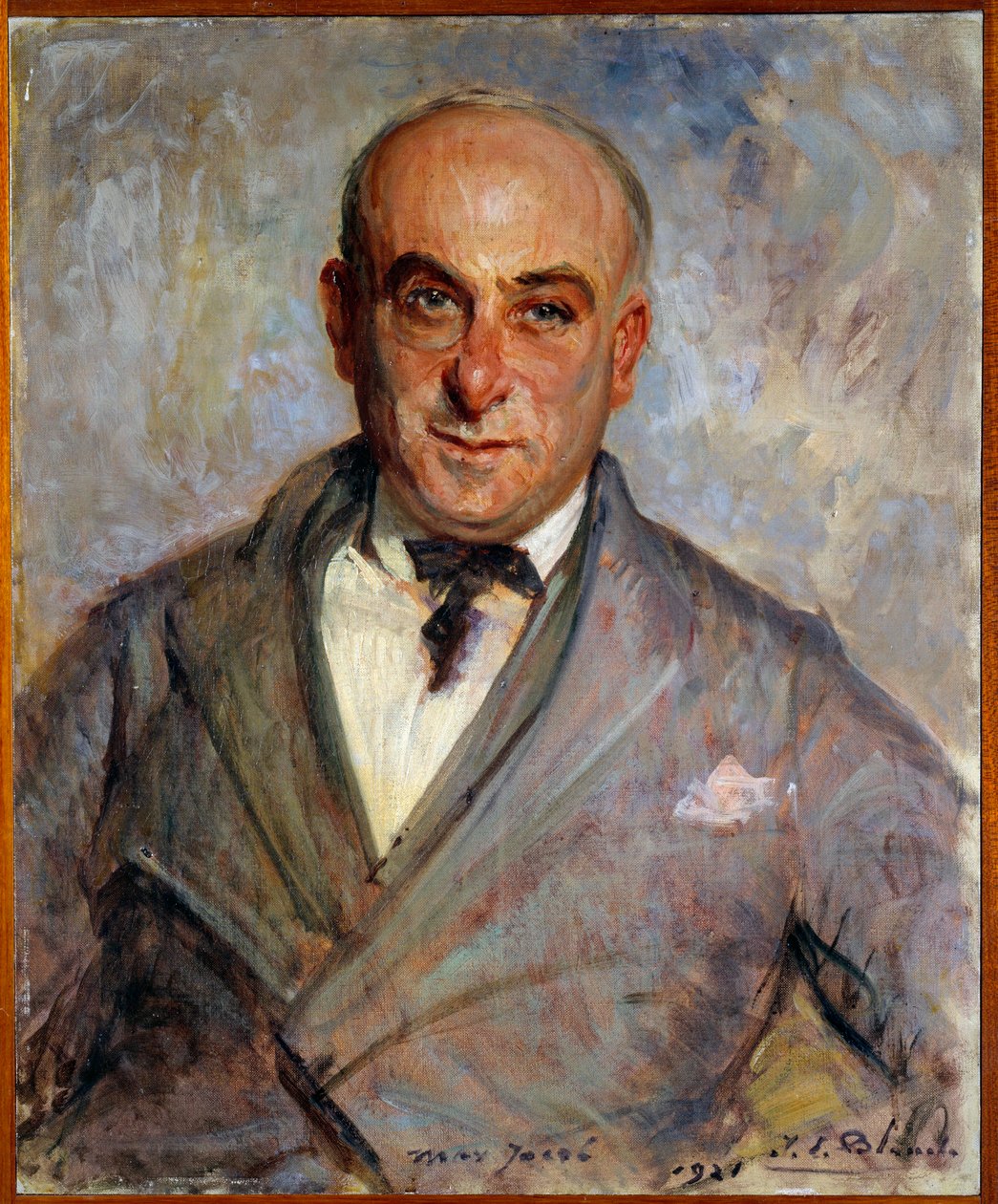 Portret Maxa Jacoba (1876-1944) Francuski poeta Obraz Jacques Emile (Jacques-Emile) Blanche (1861-1942) autorstwa Jacques Emile Blanche