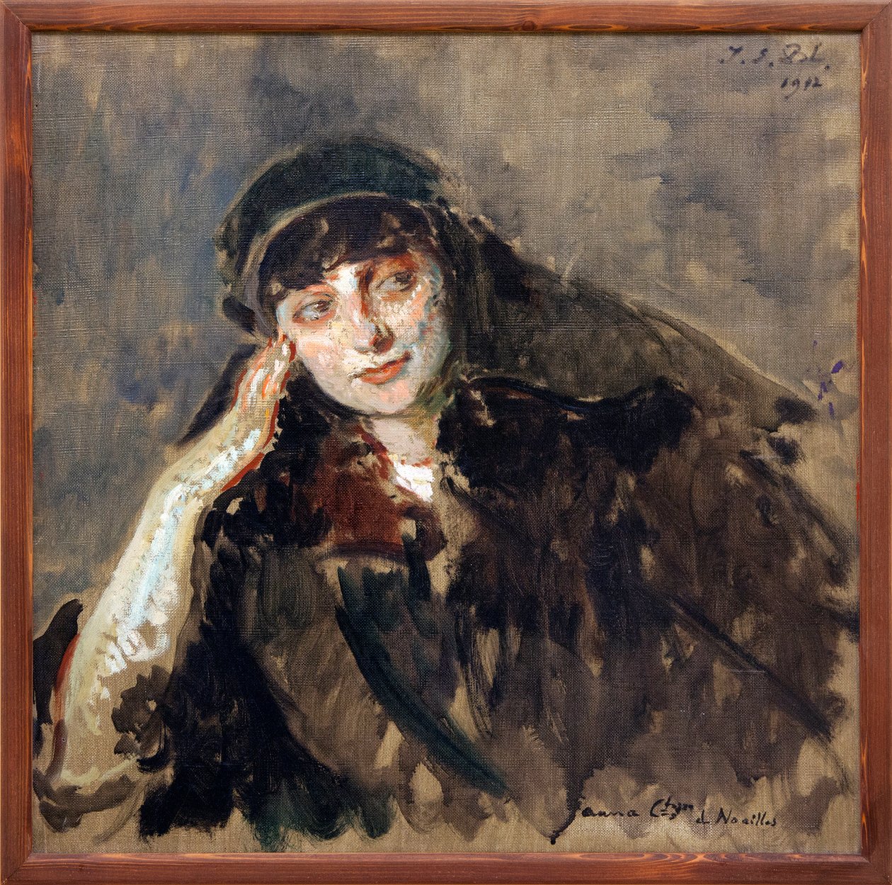 Studium do portretu hrabiny Anny Elżbiety de Noailles (malarstwo) autorstwa Jacques Emile Blanche