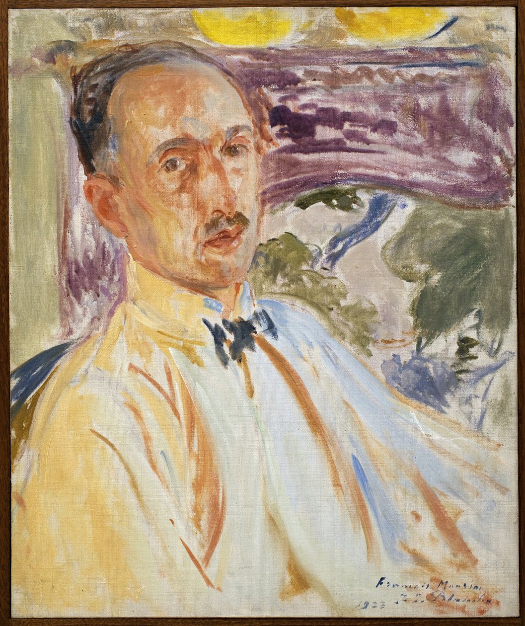 Studium do portretu Francois Mauriac (1885-1970). Obraz Jacques Emile Blanche (1861-1942), olej na płótnie autorstwa Jacques Emile Blanche