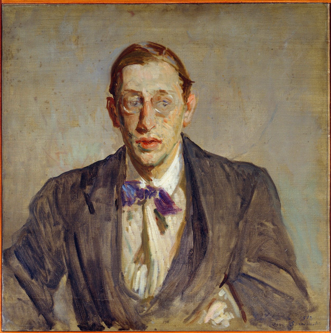 Studium do portretu kompozytora Igora Strawińskiego autorstwa Jacques Emile Blanche