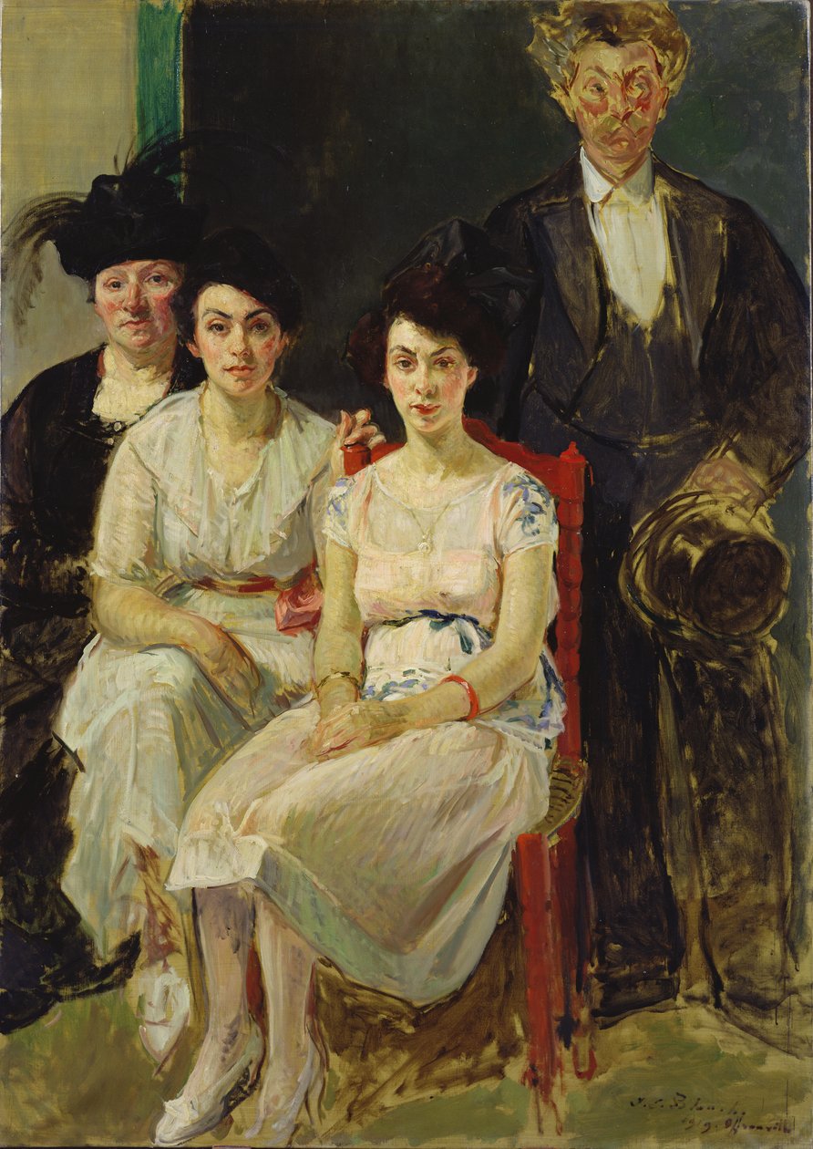 Rodzina Capelle, 1919 autorstwa Jacques Emile Blanche
