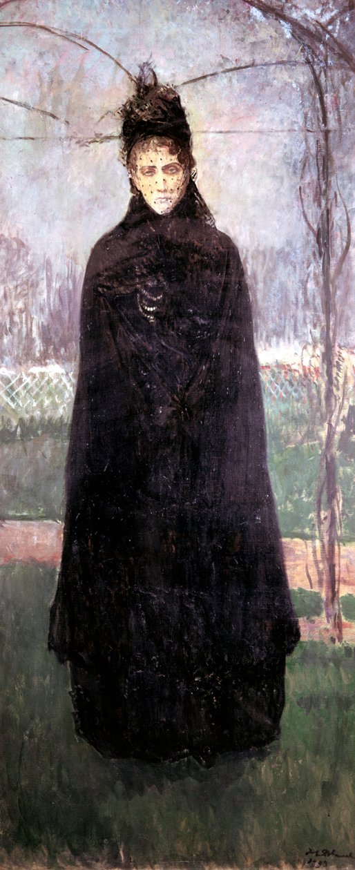 Virginia Oldoini 1837-99 Hrabina Castiglione, Wspomnienie 1893, 1914 autorstwa Jacques Emile Blanche