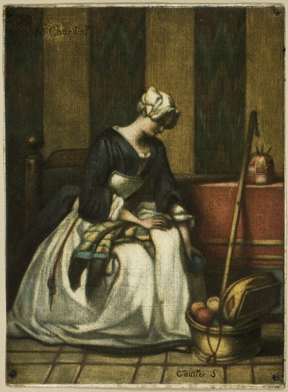 The Tapestry Worker autorstwa Jacques Fabien Gautier d