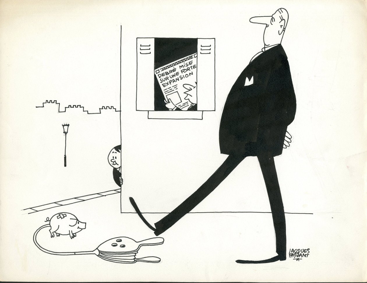 Paris-Presse, Satyryczny w B  W autorstwa Jacques Faizant