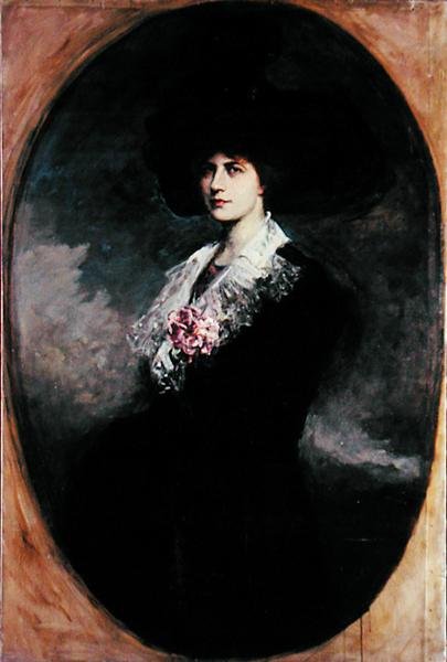 Portret kobiety autorstwa Jacques Fernand Humbert