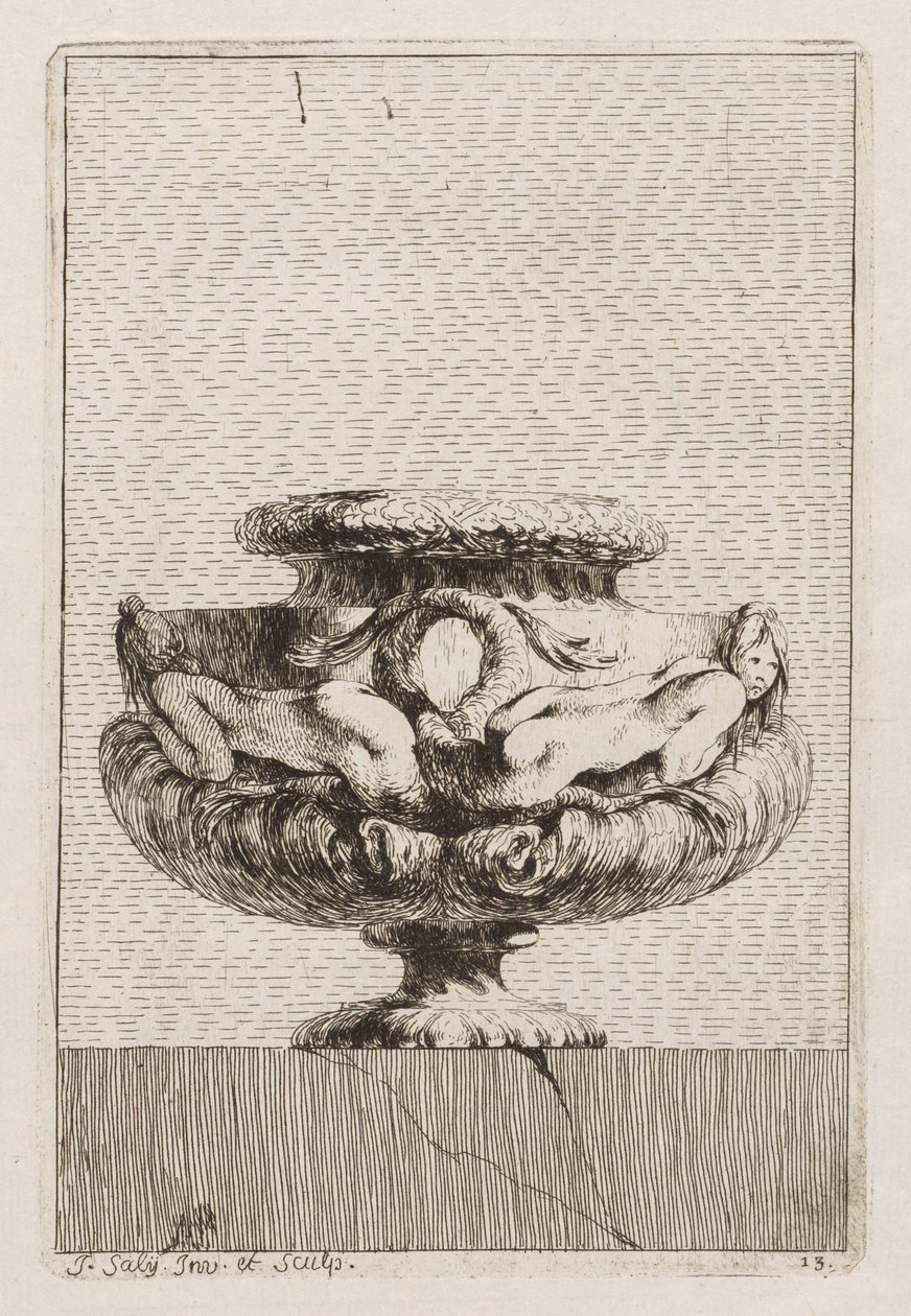 Zestaw Waz: Tablica 13, 1746. autorstwa Jacques Francois Joseph Saly