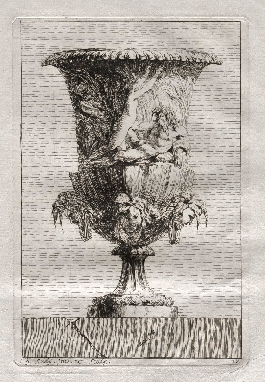 Zestaw Waz: Tablica 17, 1746. autorstwa Jacques Francois Joseph Saly