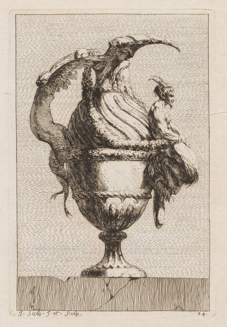 Zestaw Waz: Tablica 24, 1746. autorstwa Jacques Francois Joseph Saly