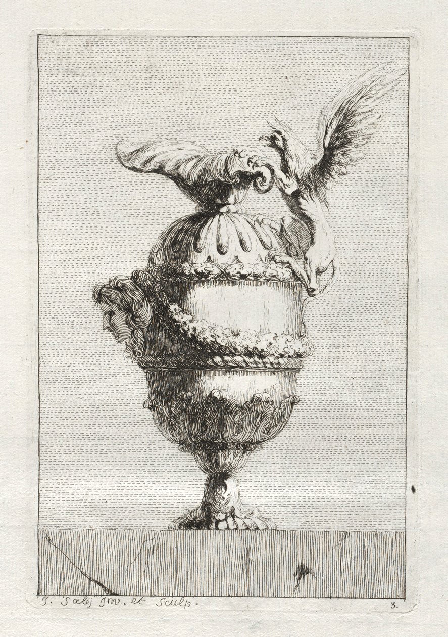 Zestaw Waz: Tablica 3, 1746. autorstwa Jacques Francois Joseph Saly