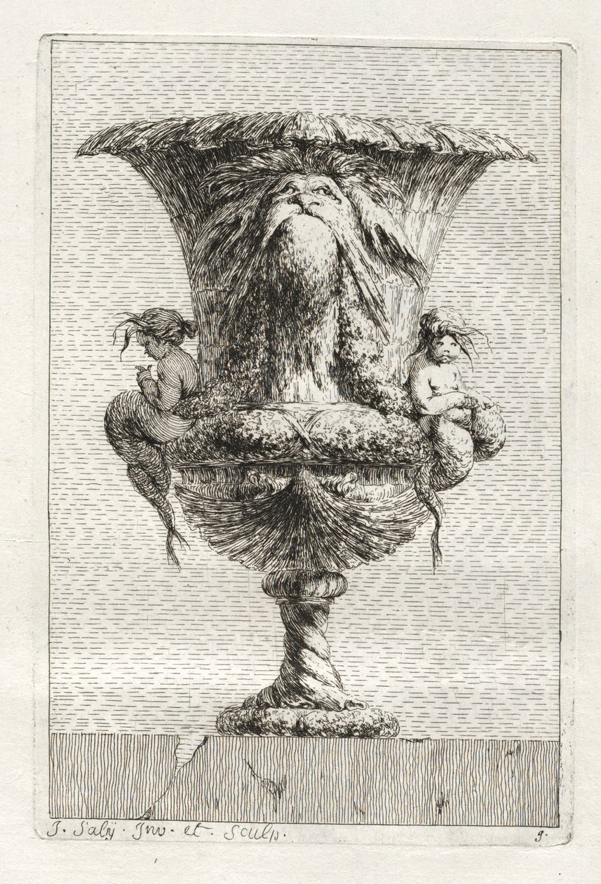 Zestaw Waz: Tablica 9, 1746. autorstwa Jacques Francois Joseph Saly